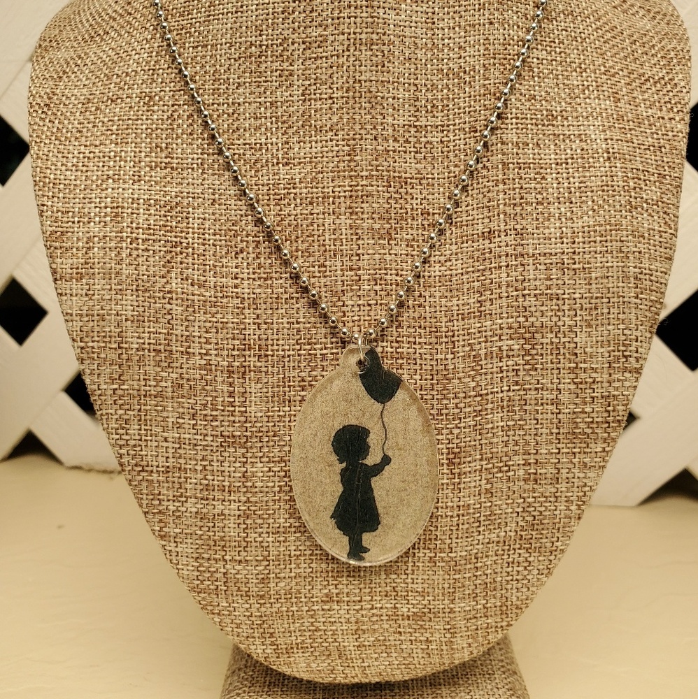 💀4 for $20- Balloon Girl Necklace